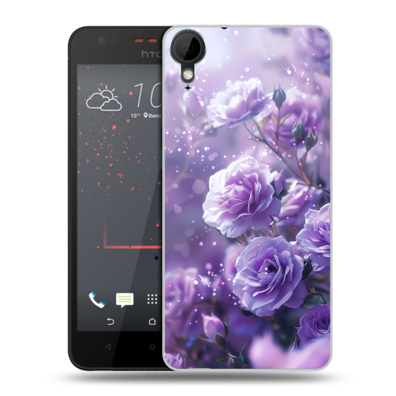 Пластиковый чехол на HTC Desire 825 с принтом Розы цветы Пластиковый чехол на HTC Desire 825 с принтом Розы цветы