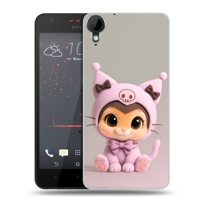 Пластиковый чехол на HTC Desire 825 с принтом Куроми Kuromi Пластиковый чехол на HTC Desire 825 с принтом Куроми Kuromi