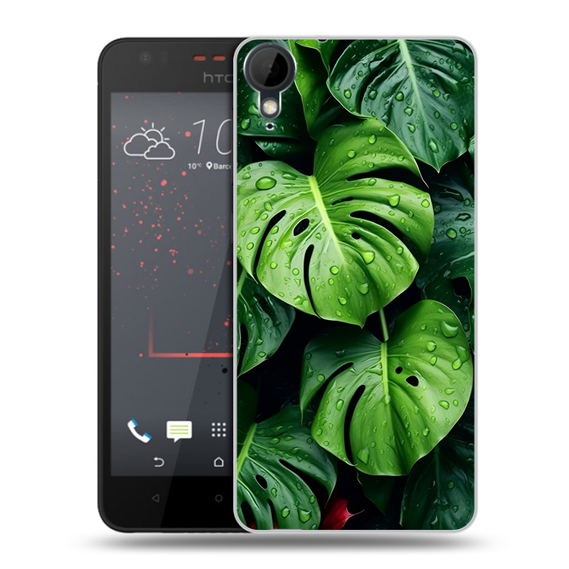 Пластиковый чехол на HTC Desire 825 с принтом Листья Пластиковый чехол на HTC Desire 825 с принтом Листья
