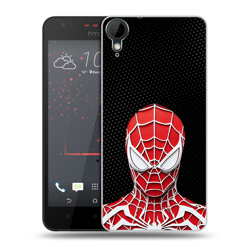 Пластиковый чехол на HTC Desire 825 с принтом человек паук spiderman Пластиковый чехол на HTC Desire 825 с принтом человек паук spiderman