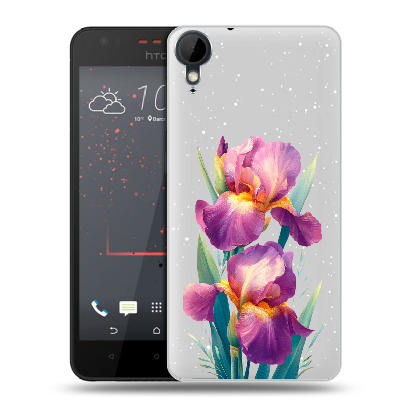 Пластиковый чехол на HTC Desire 825 с принтом Цветы орхидеи Пластиковый чехол на HTC Desire 825 с принтом Цветы орхидеи