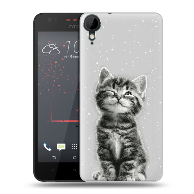 Пластиковый чехол на HTC Desire 825 с принтом Котенок Пластиковый чехол на HTC Desire 825 с принтом Котенок