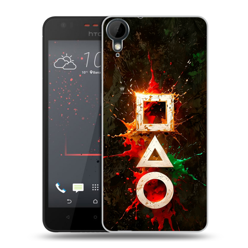 Пластиковый чехол на HTC Desire 825 с принтом Squid Game Игра кальмара Пластиковый чехол на HTC Desire 825 с принтом Squid Game Игра кальмара