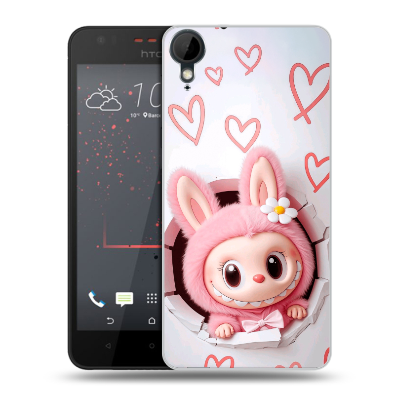 Пластиковый чехол на HTC Desire 825 с принтом Labubu Лабубу Пластиковый чехол на HTC Desire 825 с принтом Labubu Лабубу