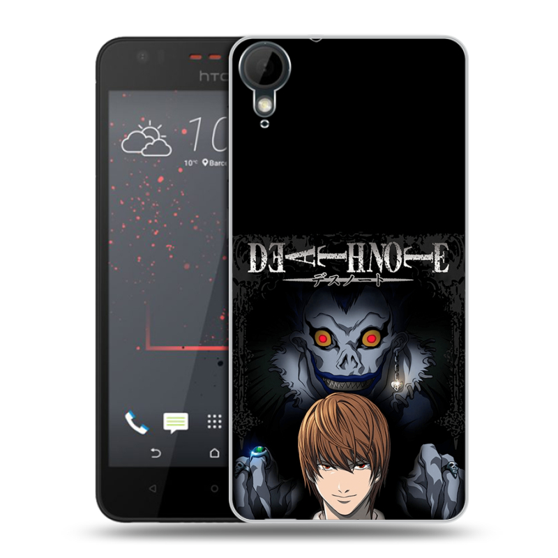 Пластиковый чехол на HTC Desire 825 с принтом Death note Тетрадь смерти Пластиковый чехол на HTC Desire 825 с принтом Death note Тетрадь смерти