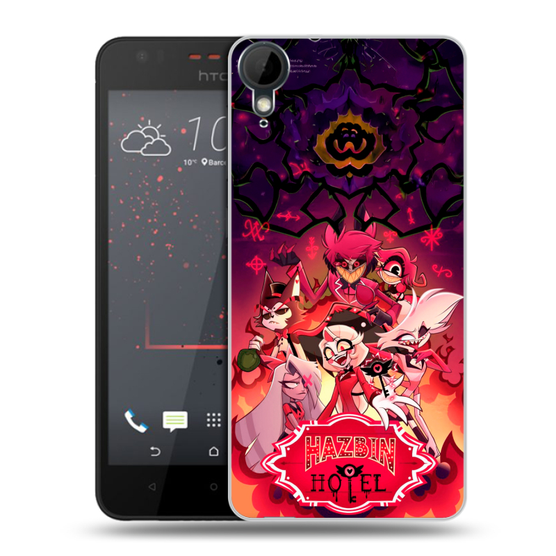 Пластиковый чехол на HTC Desire 825 с принтом Hazbin Hotel Отель Хазбин Пластиковый чехол на HTC Desire 825 с принтом Hazbin Hotel Отель Хазбин