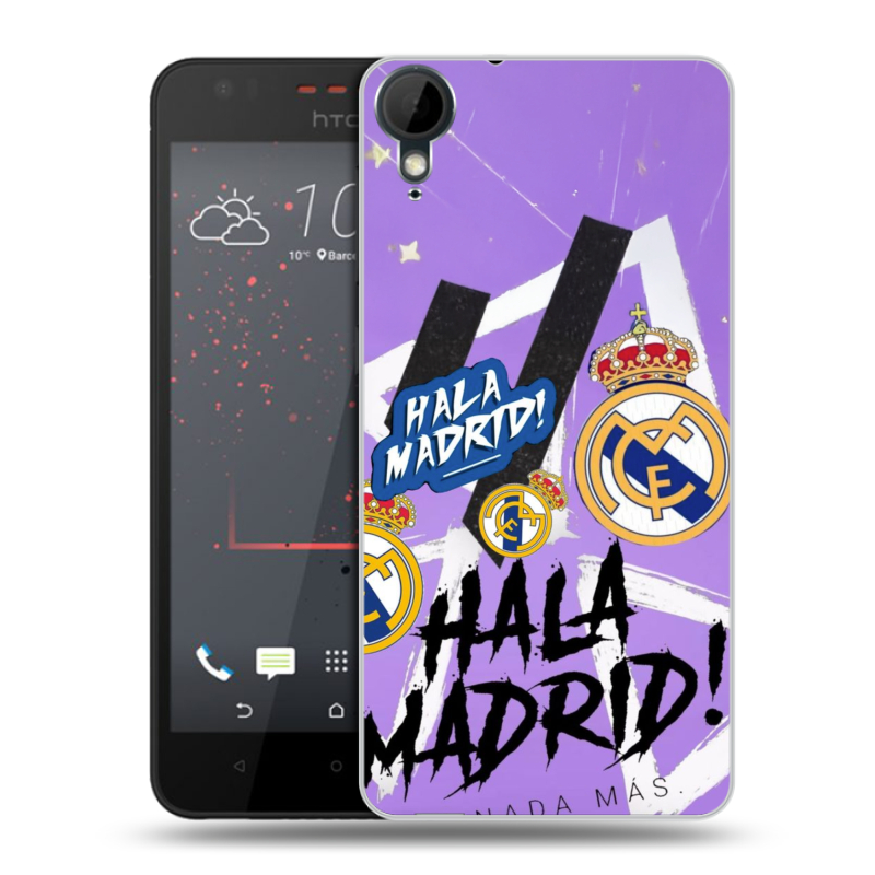 Пластиковый чехол на HTC Desire 825 с принтом Real Madrid Реал Мадрид Пластиковый чехол на HTC Desire 825 с принтом Real Madrid Реал Мадрид