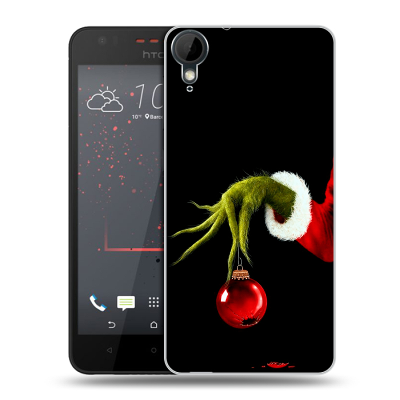 Пластиковый чехол на HTC Desire 825 с принтом Новый год Гринч Пластиковый чехол на HTC Desire 825 с принтом Новый год Гринч