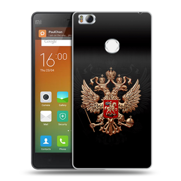Пластиковый чехол на Xiaomi Mi4S с принтом Герб России Пластиковый чехол на Xiaomi Mi4S с принтом Герб России