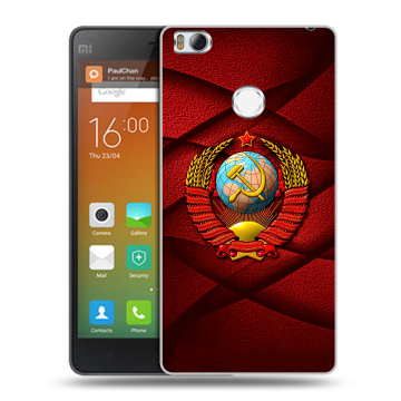 Пластиковый чехол на Xiaomi Mi4S с принтом Герб СССР Пластиковый чехол на Xiaomi Mi4S с принтом Герб СССР