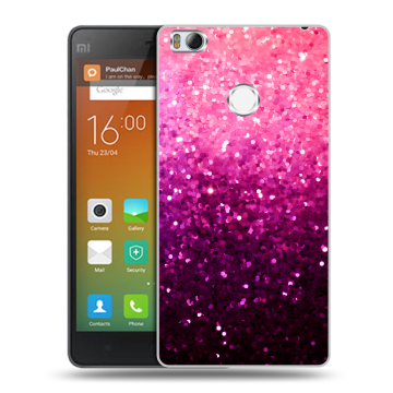 Пластиковый чехол на Xiaomi Mi4S с принтом Блестки Пластиковый чехол на Xiaomi Mi4S с принтом Блестки