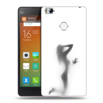 Пластиковый чехол на Xiaomi Mi4S с принтом Силуэт
