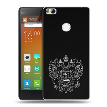 Пластиковый чехол на Xiaomi Mi4S с принтом Герб России