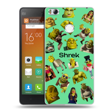 Пластиковый чехол на Xiaomi Mi4S с принтом Шрек Shrek Пластиковый чехол на Xiaomi Mi4S с принтом Шрек Shrek