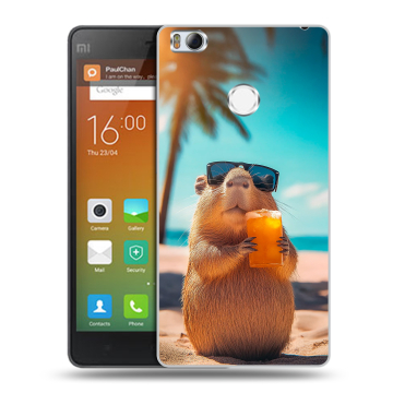 Пластиковый чехол на Xiaomi Mi4S с принтом Капибара