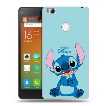 Пластиковый чехол на Xiaomi Mi4S с принтом Лило и Стич