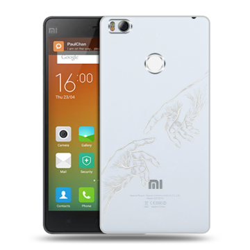 Пластиковый чехол на Xiaomi Mi4S с принтом Сотворение мира Пластиковый чехол на Xiaomi Mi4S с принтом Сотворение мира