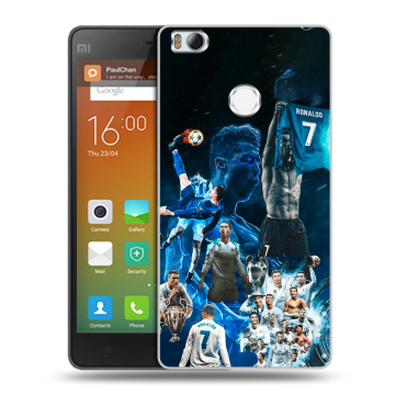 Пластиковый чехол на Xiaomi Mi4S с принтом Реал Роналдо Пластиковый чехол на Xiaomi Mi4S с принтом Реал Роналдо