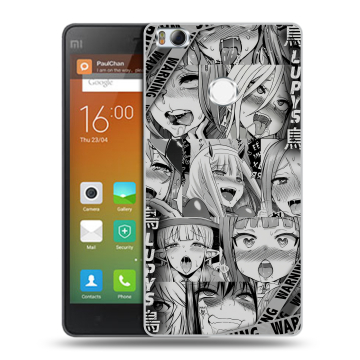 Пластиковый чехол на Xiaomi Mi4S с принтом Ahegao Ахегао Аниме Пластиковый чехол на Xiaomi Mi4S с принтом Ahegao Ахегао Аниме