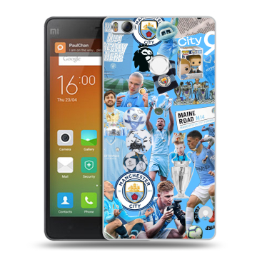 Пластиковый чехол на Xiaomi Mi4S с принтом Man City Манчестер Сити Пластиковый чехол на Xiaomi Mi4S с принтом Man City Манчестер Сити