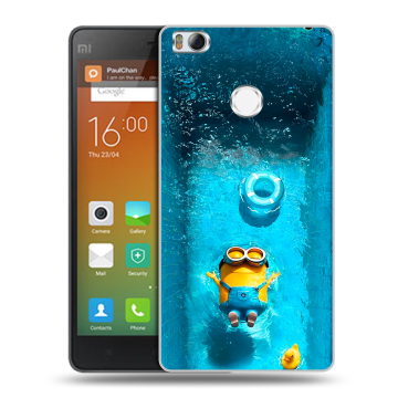 Пластиковый чехол на Xiaomi Mi4S с принтом Миньоны Пластиковый чехол на Xiaomi Mi4S с принтом Миньоны