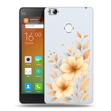 Пластиковый чехол на Xiaomi Mi4S с принтом для девушки Пластиковый чехол на Xiaomi Mi4S с принтом для девушки