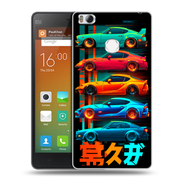 Пластиковый чехол на Xiaomi Mi4S с принтом машины тачки Пластиковый чехол на Xiaomi Mi4S с принтом машины тачки