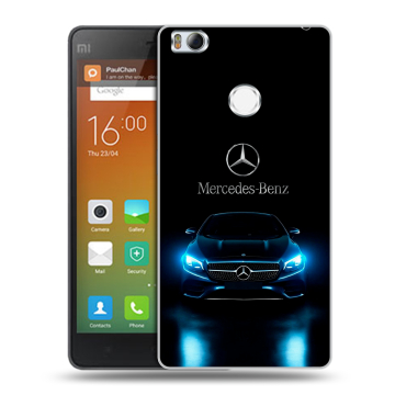 Пластиковый чехол на Xiaomi Mi4S с принтом Mercedes Мерседес