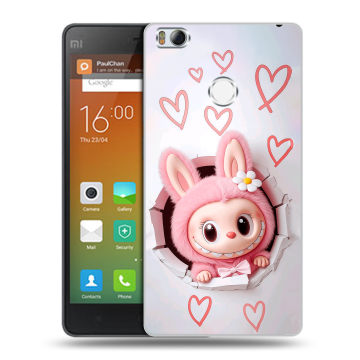 Пластиковый чехол на Xiaomi Mi4S с принтом Labubu Лабубу