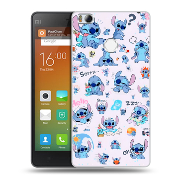 Пластиковый чехол на Xiaomi Mi4S с принтом Лило и Стич