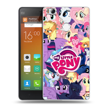 Пластиковый чехол на Xiaomi Mi4S с принтом My little pony Дружба чудо Пластиковый чехол на Xiaomi Mi4S с принтом My little pony Дружба чудо