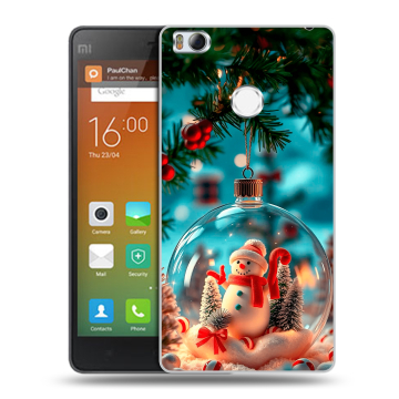 Пластиковый чехол на Xiaomi Mi4S с принтом Новый год Пластиковый чехол на Xiaomi Mi4S с принтом Новый год