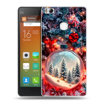 Пластиковый чехол на Xiaomi Mi4S с принтом Новый год Пластиковый чехол на Xiaomi Mi4S с принтом Новый год