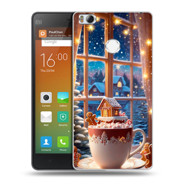 Пластиковый чехол на Xiaomi Mi4S с принтом Новый год Пластиковый чехол на Xiaomi Mi4S с принтом Новый год