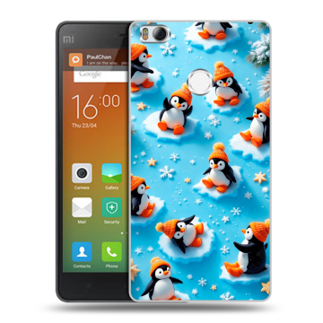 Пластиковый чехол на Xiaomi Mi4S с принтом Новый год Пластиковый чехол на Xiaomi Mi4S с принтом Новый год