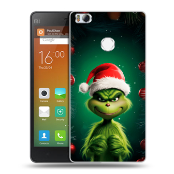 Пластиковый чехол на Xiaomi Mi4S с принтом Гринч Новый год Рождество Пластиковый чехол на Xiaomi Mi4S с принтом Гринч Новый год Рождество