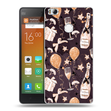 Пластиковый чехол на Xiaomi Mi4S с принтом Новый год Пластиковый чехол на Xiaomi Mi4S с принтом Новый год