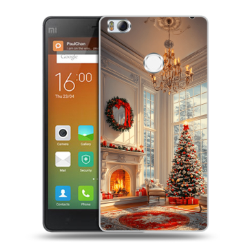Пластиковый чехол на Xiaomi Mi4S с принтом Новый год Пластиковый чехол на Xiaomi Mi4S с принтом Новый год