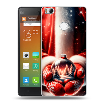 Пластиковый чехол на Xiaomi Mi4S с принтом Новый год Пластиковый чехол на Xiaomi Mi4S с принтом Новый год