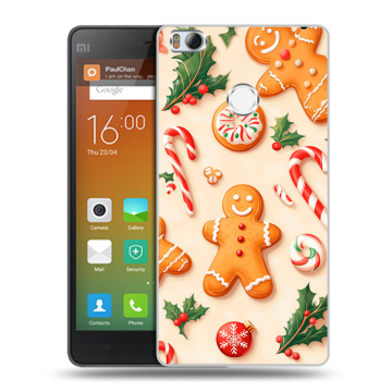 Пластиковый чехол на Xiaomi Mi4S с принтом Новый год Пластиковый чехол на Xiaomi Mi4S с принтом Новый год