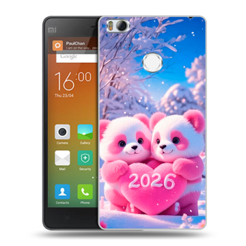 Пластиковый чехол на Xiaomi Mi4S с принтом Новый год Пластиковый чехол на Xiaomi Mi4S с принтом Новый год
