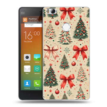 Пластиковый чехол на Xiaomi Mi4S с принтом Новый год Пластиковый чехол на Xiaomi Mi4S с принтом Новый год