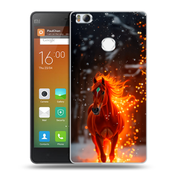 Пластиковый чехол на Xiaomi Mi4S с принтом Новый год Пластиковый чехол на Xiaomi Mi4S с принтом Новый год