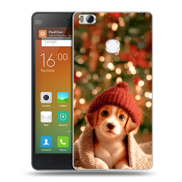 Пластиковый чехол на Xiaomi Mi4S с принтом Новый год Пластиковый чехол на Xiaomi Mi4S с принтом Новый год