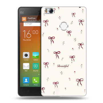 Пластиковый чехол на Xiaomi Mi4S с принтом для девочек Пластиковый чехол на Xiaomi Mi4S с принтом для девочек