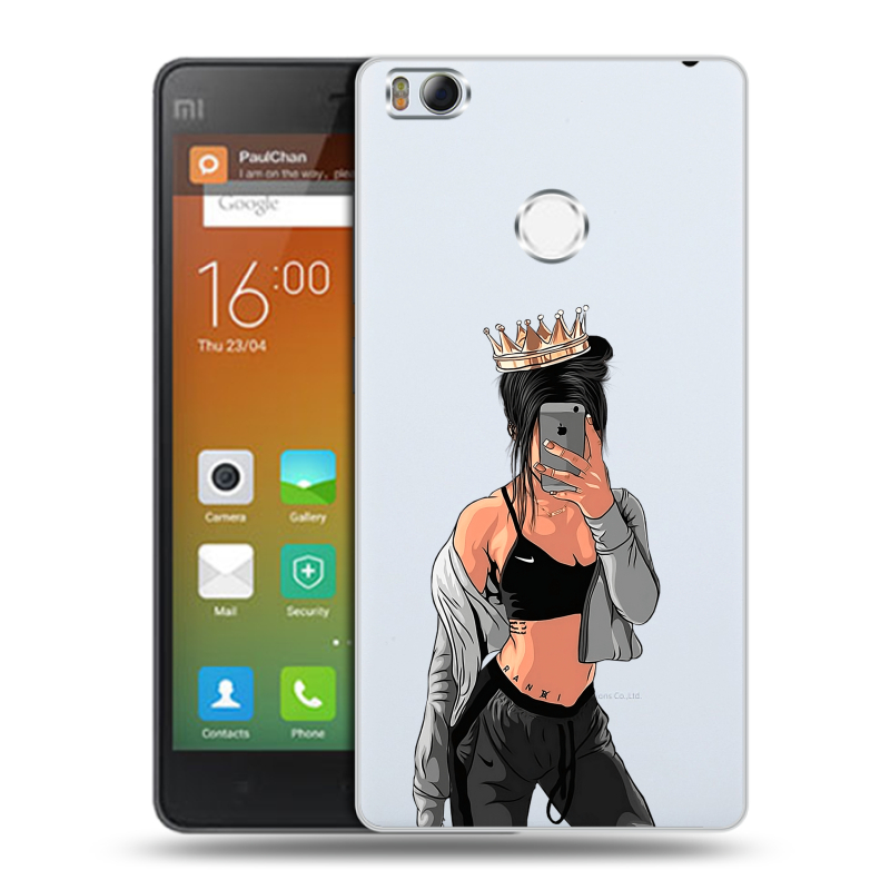 Пластиковый чехол на Xiaomi Mi4S с принтом Женские принты Пластиковый чехол на Xiaomi Mi4S с принтом Женские принты