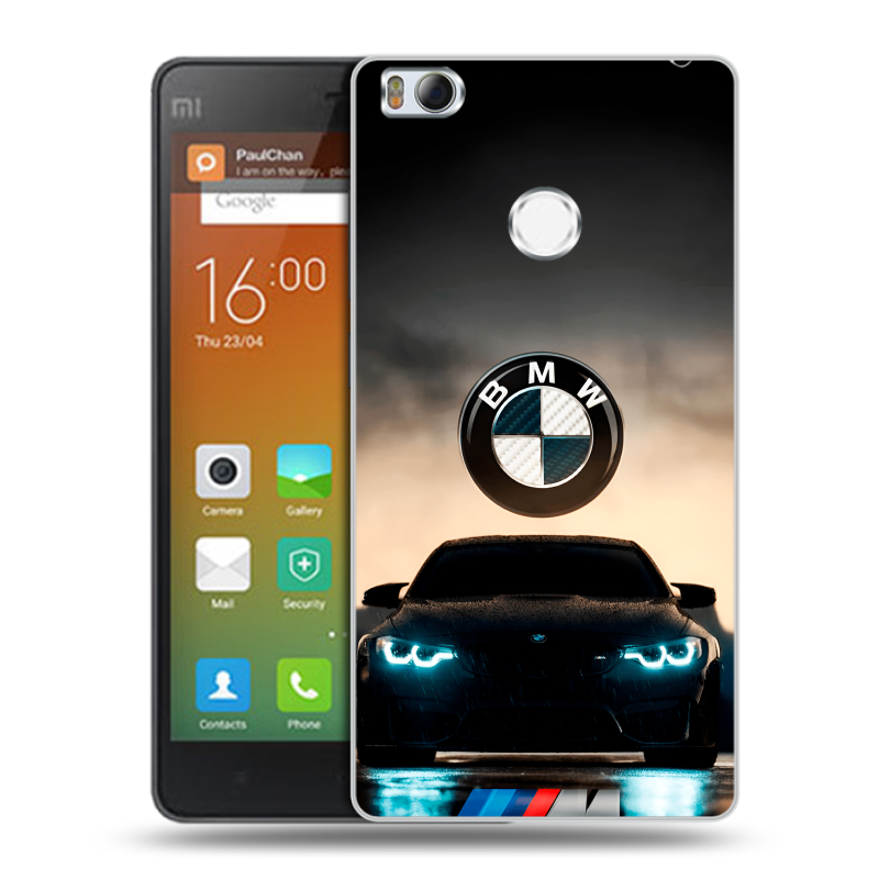 Пластиковый чехол на Xiaomi Mi4S с принтом БМВ BMW Пластиковый чехол на Xiaomi Mi4S с принтом БМВ BMW