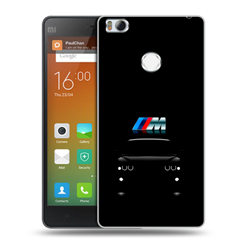 Пластиковый чехол на Xiaomi Mi4S с принтом БМВ BMW Пластиковый чехол на Xiaomi Mi4S с принтом БМВ BMW