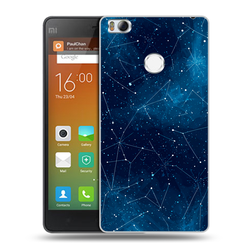 Пластиковый чехол на Xiaomi Mi4S с принтом Космос звезды Пластиковый чехол на Xiaomi Mi4S с принтом Космос звезды