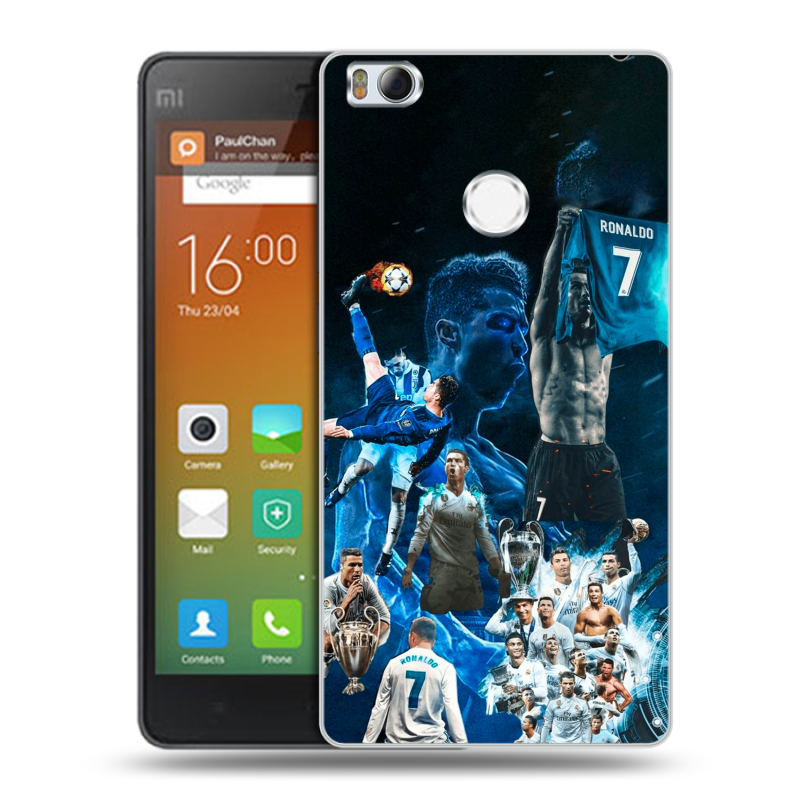 Пластиковый чехол на Xiaomi Mi4S с принтом Реал Роналдо Пластиковый чехол на Xiaomi Mi4S с принтом Реал Роналдо
